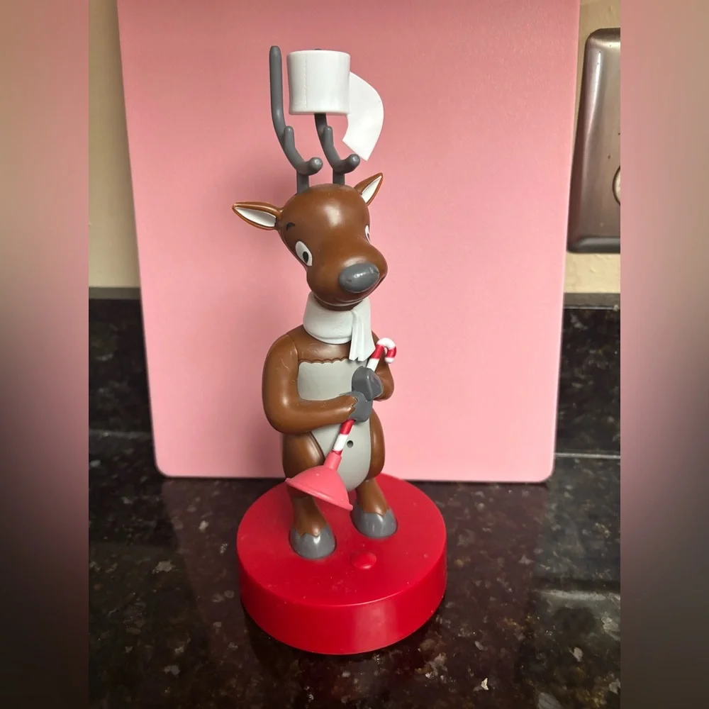 Hallmark Northpole Deer John Singing Talking Reindeer Funny Gag Gift Christmas - Picture 3 of 7